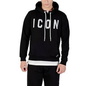 Icon Black And White Cotton Men's Hoodie